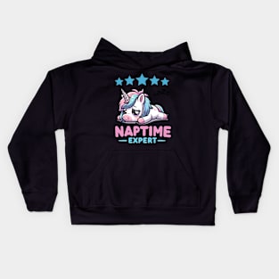 Naptime Expert Unicorn Kids Hoodie